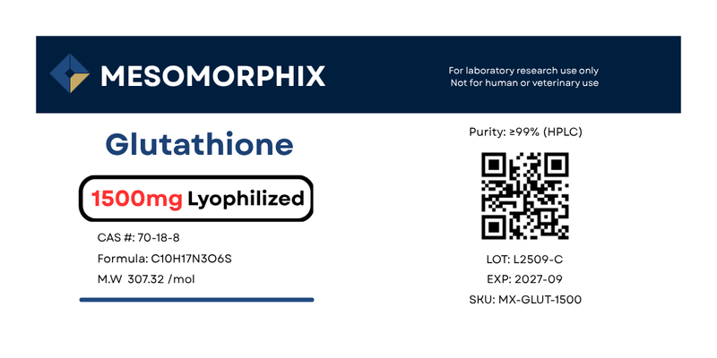 Glutathione 1500mg (Antioxidant Peptide)